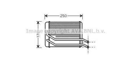 Радіатор обігрівача салону Hyundai Santa Fe (01-) AVA AVA COOLING HY6118