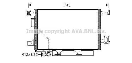 Радіатор кондиціонера AVA AVA COOLING MS5360D