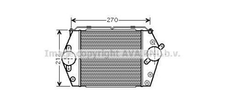 MAZDA Інтеркулер 6 2.0 TD 02-07 AVA COOLING MZ4188 (фото 1)