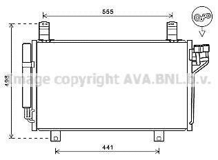 Радиатор кондиционера Mazda CX5 (12-) 2.0i AVA COOLING MZ5264D