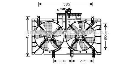 Вентилятор AVA COOLING MZ7537