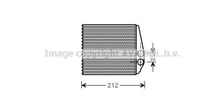 Радіатор обігрівача салону Opel Combo 1,3D 1,4 1,6i 1,7D 04> AVA AVA COOLING OLA6354