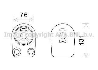 Охолоджувач оливи AVA COOLING RT3607