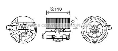 Компресор салону AVA COOLING RT8574