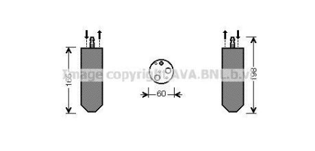 Осушитель кондиционера AVA AVA COOLING RTD364