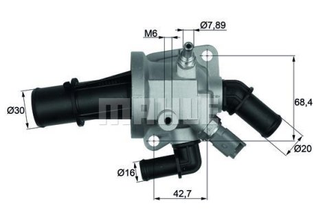 Термостат, охлаждающая жидкость BEHR TI16488