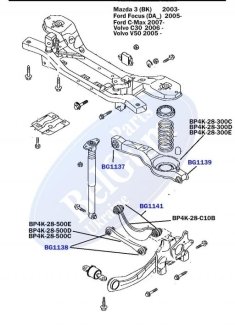 Сайлентблок поперечного важеля (кісточка) BELGUM PARTS BG1139