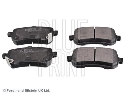 Комплект гальмівних колодок з 4 шт. дисків BLUE PRINT ADA104259