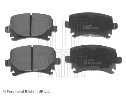 VW гальмівні колодки задн. AUDI A3 03-Golf V, Caddy, Touran SKODA Octavia BLUE PRINT ADV184205 (фото 1)