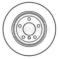 Тормозные диски BORG & BECK BBD4726