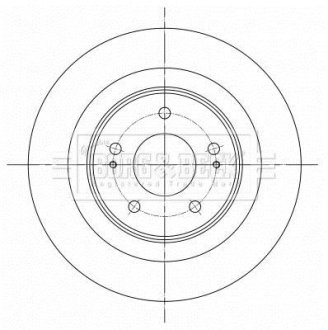 Тормозные диски BORG & BECK BBD5396