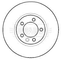 Тормозные диски BORG & BECK BBD5916S