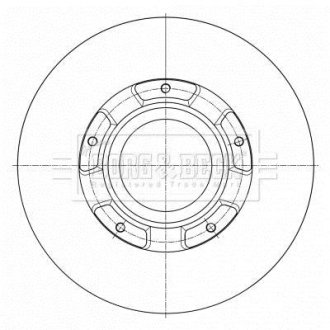 Тормозные диски BORG & BECK BBD6073S