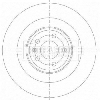 Тормозные диски BORG & BECK BBD6085S