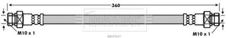 Тормозной шланг REAR BORG & BECK BBH7647