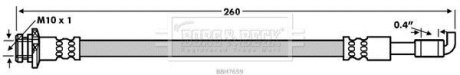 Тормозной шланг REAR LH BORG & BECK BBH7659