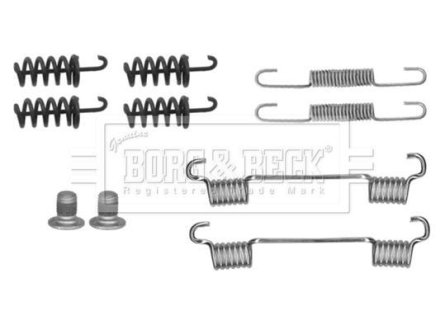 Ремкомплект тормозных колодок BORG & BECK BBK6284