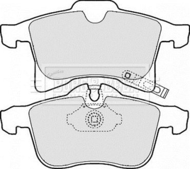 Гальмівні колодки дискові BORG & BECK BBP1875