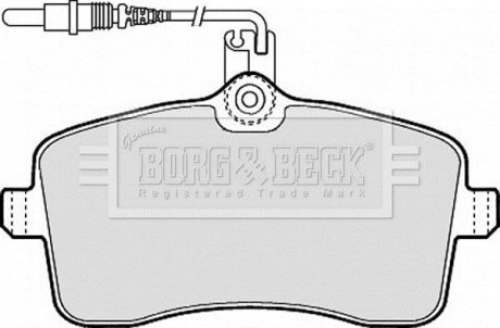 Гальмівні колодки дискові BORG & BECK BBP1897