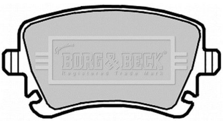 Гальмівні колодки дискові BORG & BECK BBP2139