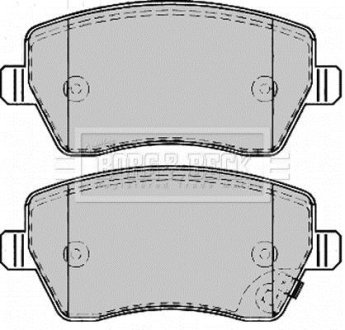 Гальмівні колодки дискові BORG & BECK BBP2166