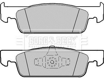 Тормозные колодки дисковые BORG & BECK BBP2407