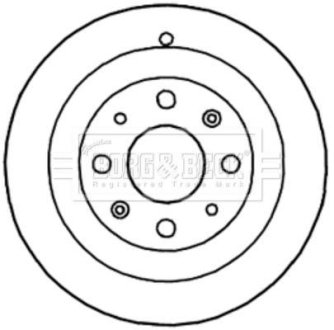 Тормозные барабаны BORG & BECK BBR7195