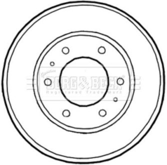 Тормозные барабаны BORG & BECK BBR7226