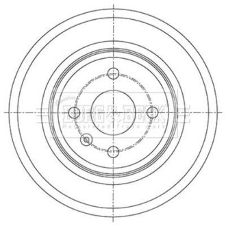 Тормозные барабаны BORG & BECK BBR7264