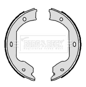 Тормозные колодки барабанные BORG & BECK BBS6332