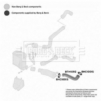 Патрубок BORG & BECK BTH1093