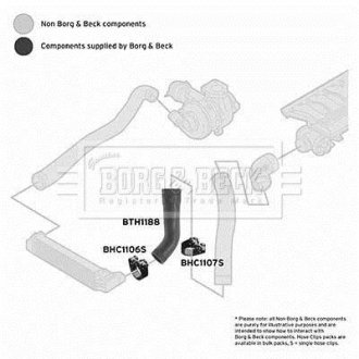 Патрубок BORG & BECK BTH1188