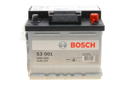 Аккумулятор 12В/41Ач/360А/10,76кг BOSCH 0 092 S30 010