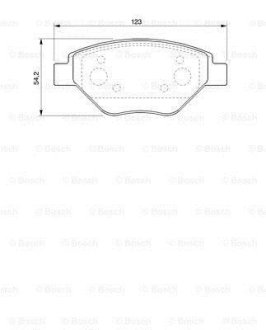 Колодки тормозные BOSCH 0 986 424 774