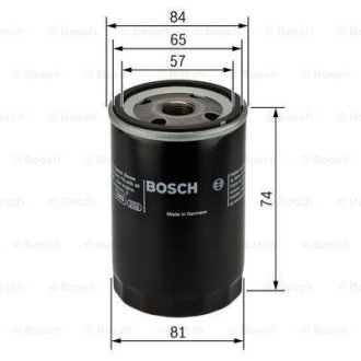 Фильтр масляный BOSCH 0 986 452 016 (фото 1)