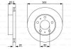 CITROEN Гальмівний диск передній JUMPER II, FIAT, PEUGEOT BOSCH 0986479314 (фото 6)