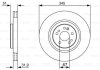 DB гальмівний диск передній W163 98- BOSCH 0986479405 (фото 6)