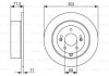 Гальмівний диск задній Santa Fe 06- BOSCH 0986479509 (фото 6)