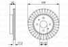 Диск гальм. передн. SUBARU JUSTY 07- BOSCH 0986479769 (фото 6)