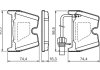 ГАЛЬМІВНІ КОЛОДКИ BOSCH 0 986 494 216 (фото 17)