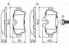 Колодки гальмівні (задні) Mini (R56)/Roadster (R59)/Clubman (R55) 06-15 BOSCH 0986494242 (фото 8)