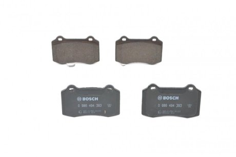 Тормозные колодки дисковые BOSCH 0986494393