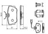 Гальмівні колодки, дискові BOSCH 0 986 494 529 (фото 14)