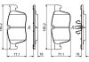 Гальмівні колодки дискові BOSCH 0986494829 (фото 2)