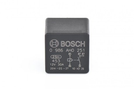 Реле универсальное BOSCH 0986AH0251