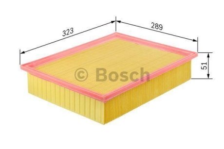 Фільтр повітряний BMW 5 (E34) 2.4ts/2.5tds 88-95 (M51/M21) BOSCH 1 457 429 781