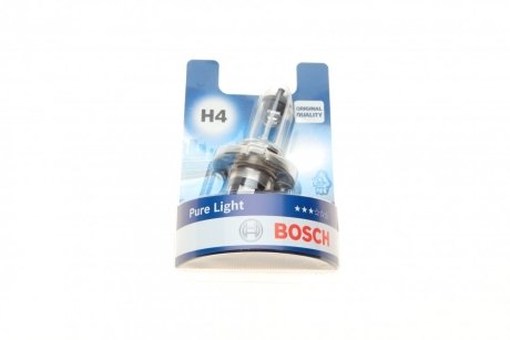 Автолампа H4 12V 60/55W P43t Pure Light BL BOSCH 1 987 301 001