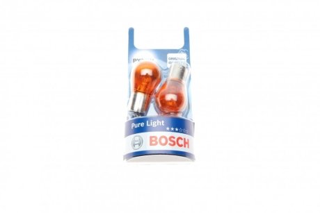 Автолампа PY21W 12V 21W BAU15s (набір 2 шт.) BOSCH 1 987 301 018