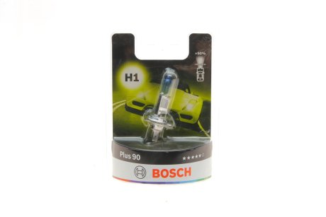 Автолампа H1 12V 55W P14.5s Plus 90 (BL) BOSCH 1 987 301 076