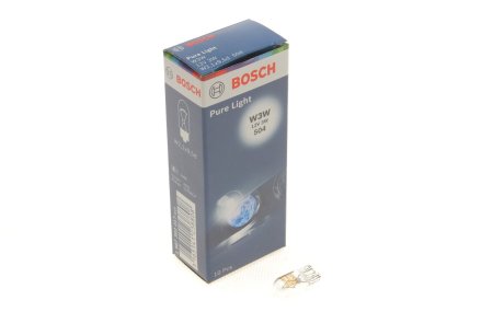 Автолампа W3W 12V 3W W2.1x9.5d (габарит, щиток приборов) (без цоколя) BOSCH 1 987 302 217